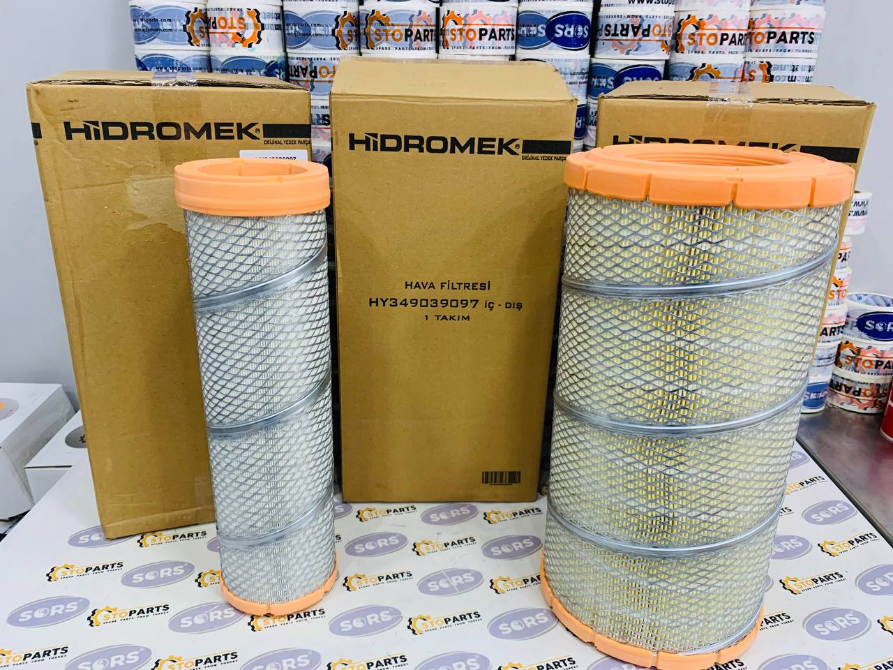 AIR FILTER INNER AND OUTER HY349039097 FOR HIDROMEK