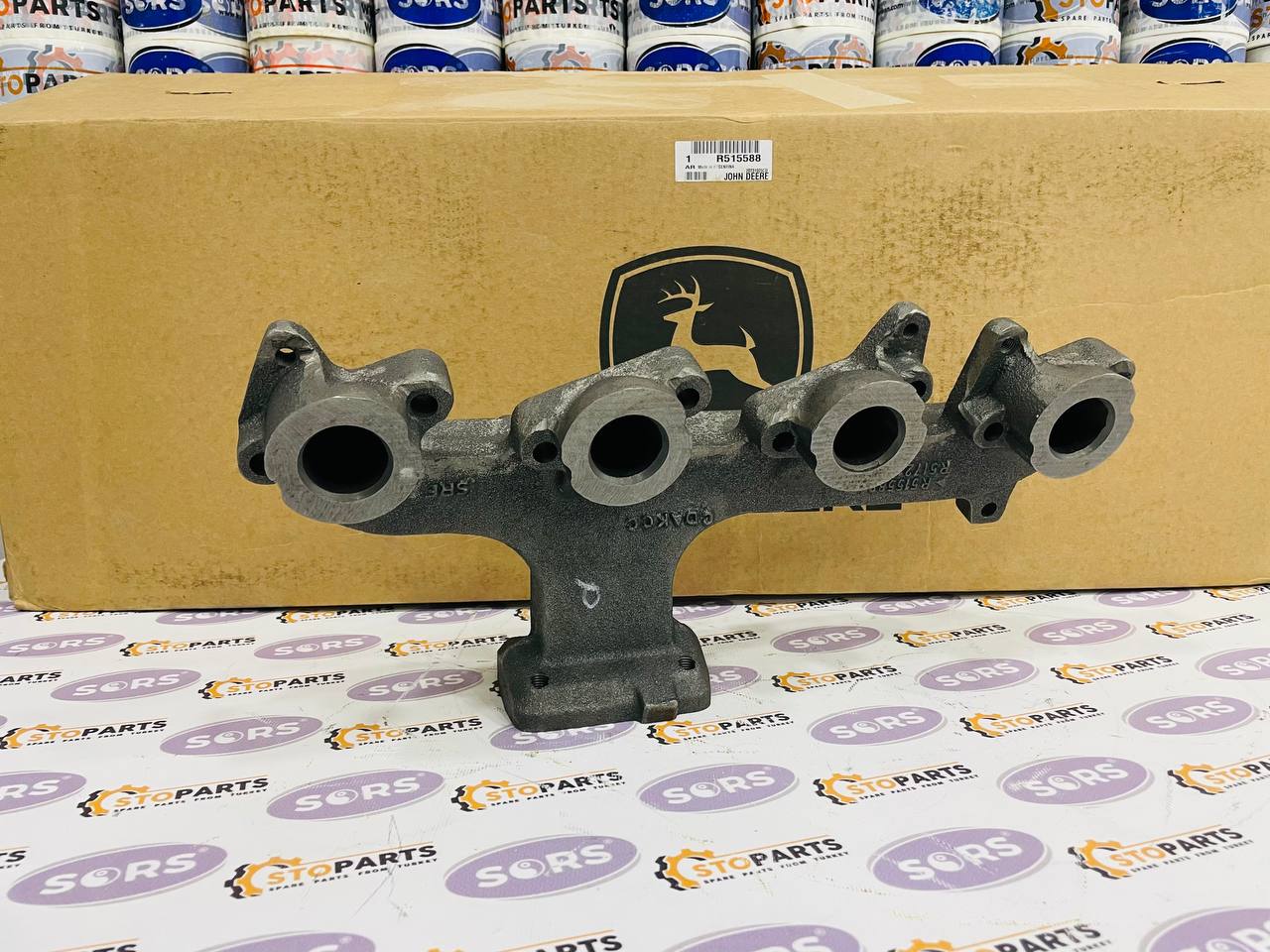 EXHAUST MANIFOLD R515588 FOR JOHN DEERE