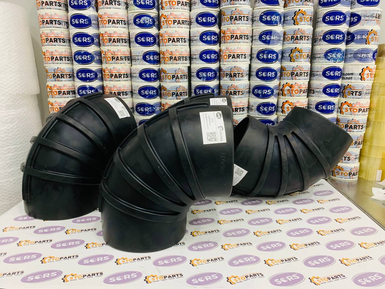 MAN 82082010023, 1244858 RUBBER ELBOW