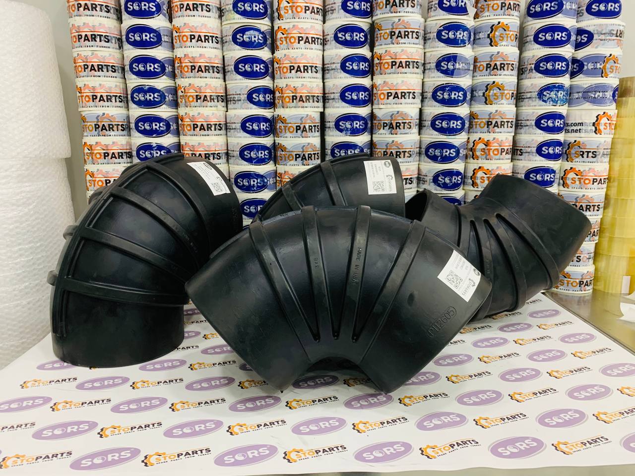 MAN 82082010023, 1244858 RUBBER ELBOW