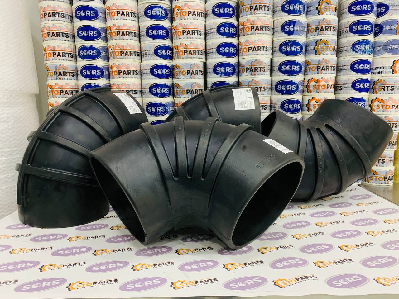 MAN 82082010023, 1244858 RUBBER ELBOW