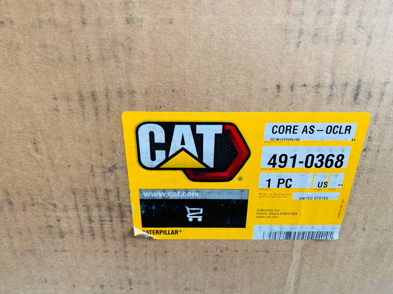 OIL COOLER CORE 4910368 FOR CATERPILLAR