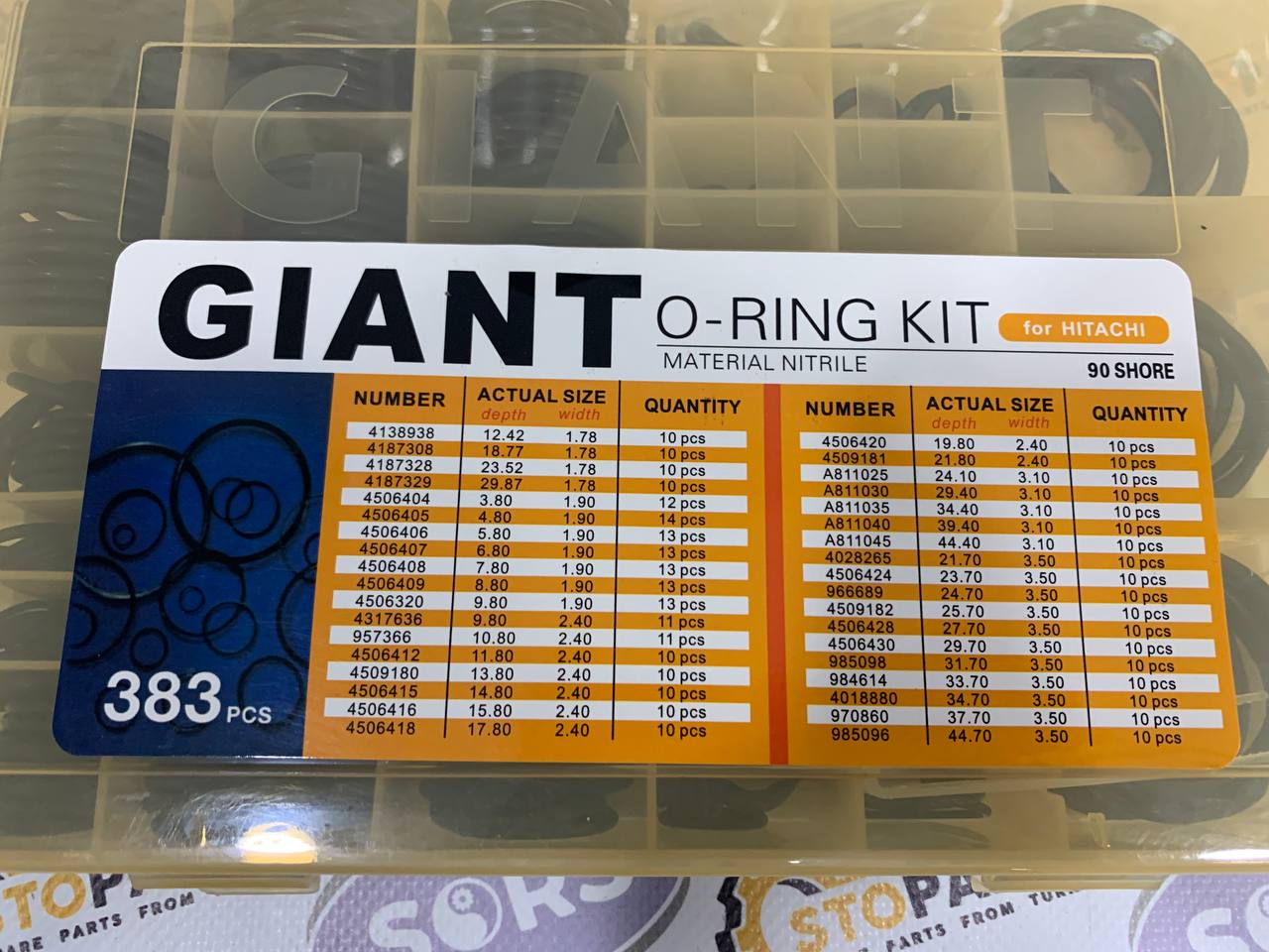 O-RING KIT FOR HITACHI