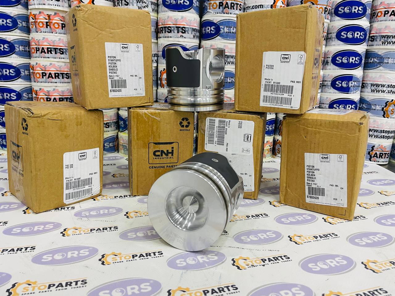 PISTON 87802420 FOR CASE AND NEW HOLLAND