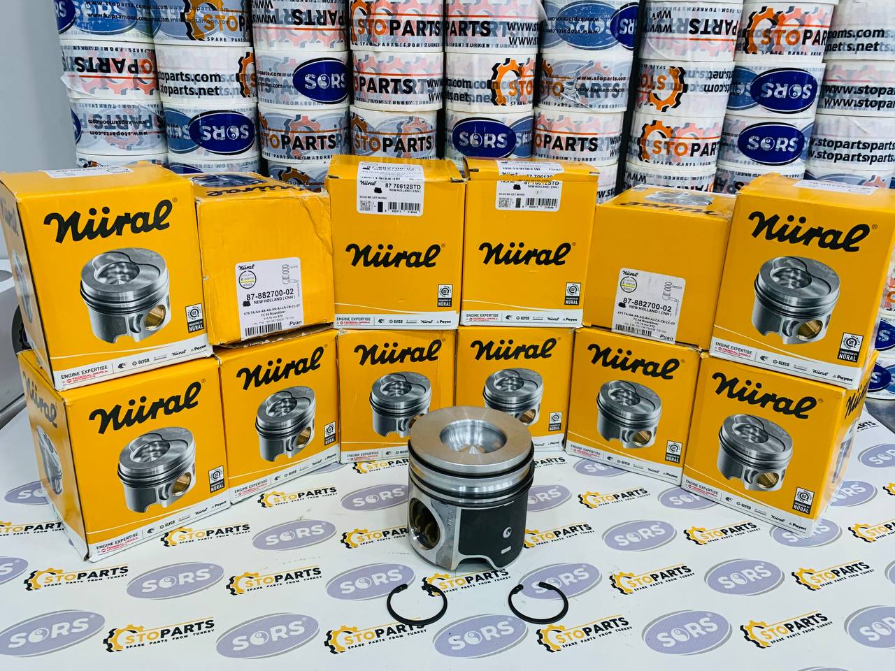 PISTON RINGS KIT 87802440 FOR CASE AND NEW HOLLAND