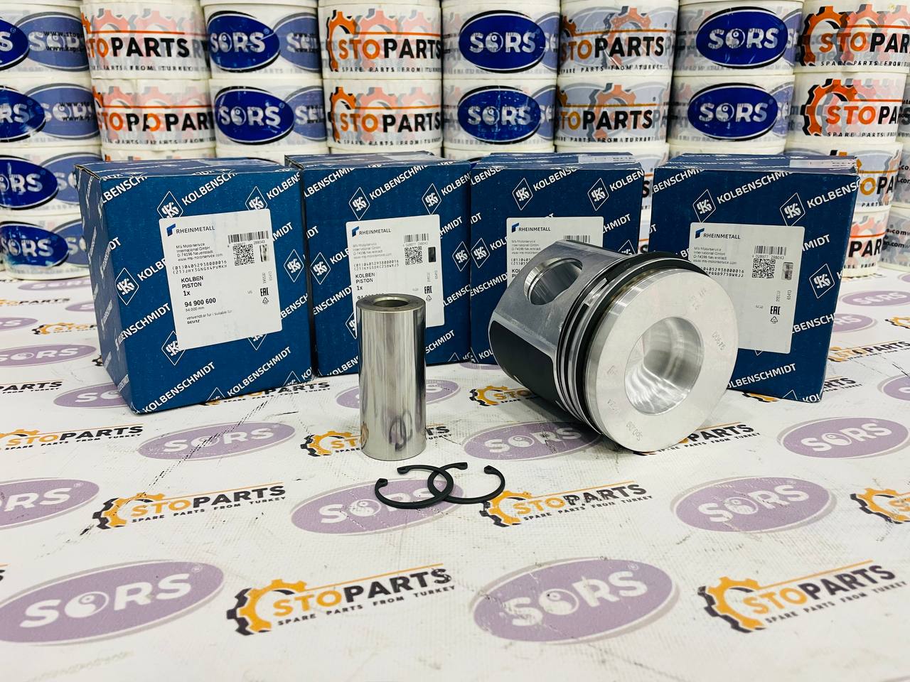 PISTON WITH RINGS 04197589 FOR DEUTZ