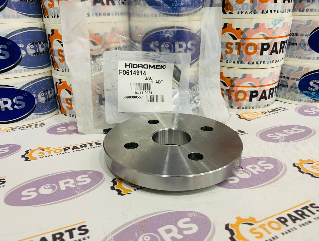 RETAINING PLATE FOR HIDROMEK MACHINERY