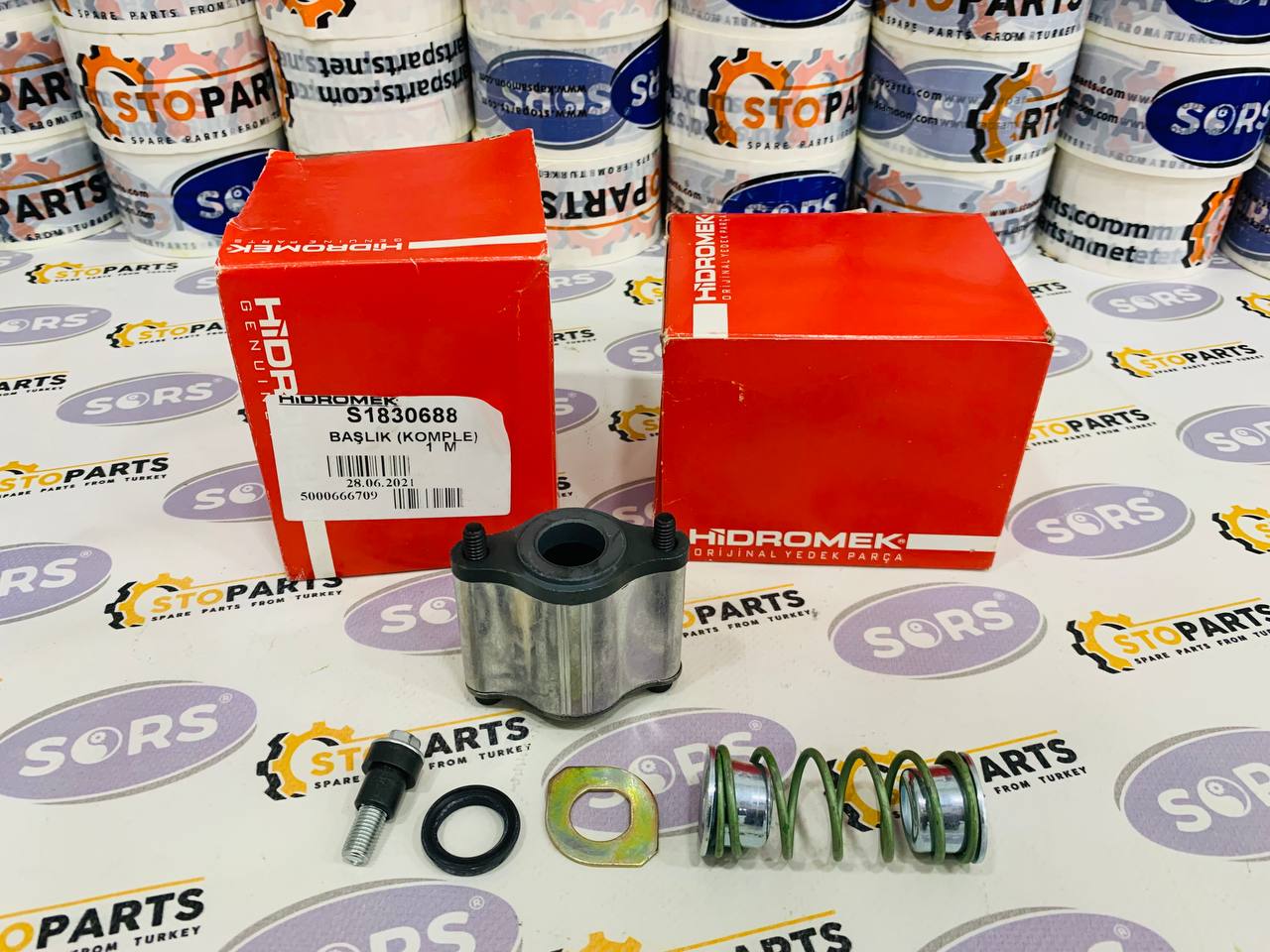 Hidromek spool cap kit