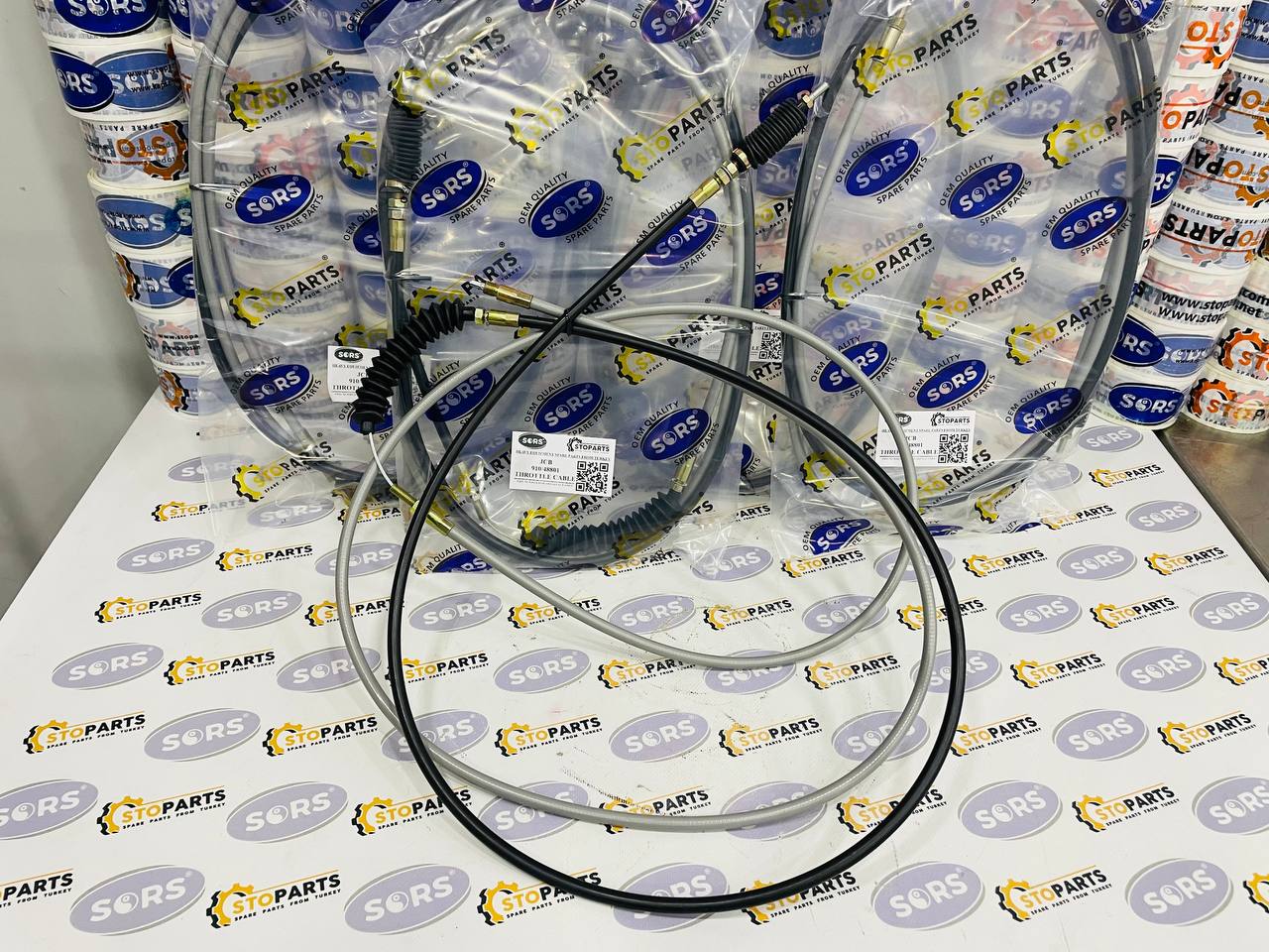 THROTTLE CABLE 910/48801 FOR JCB