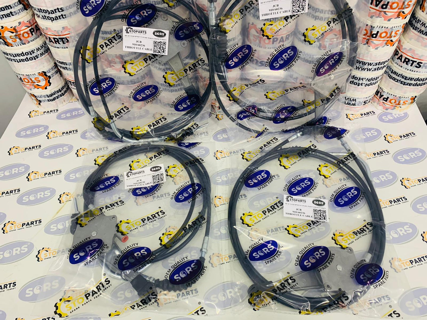 THROTTLE CABLE 910/60236 FOR JCB