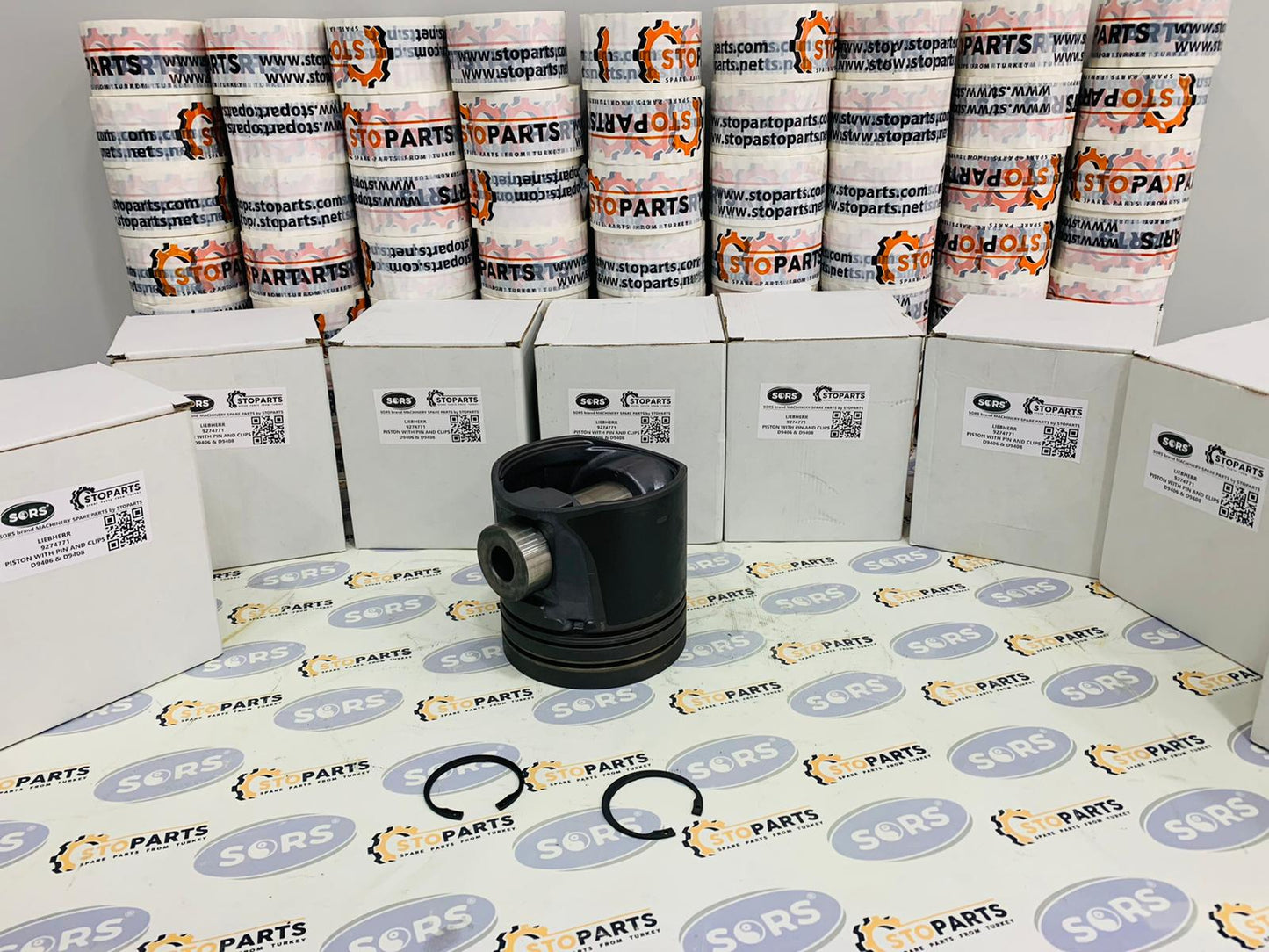 PISTON WITH PIN AND CLIPS 9274771 LIEBHERR