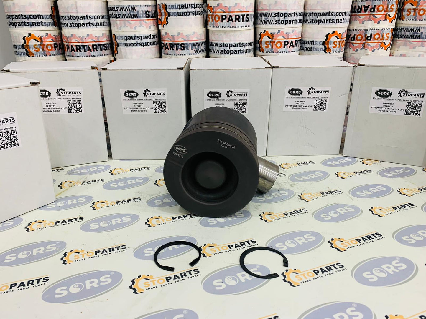 PISTON WITH PIN AND CLIPS 9274771 LIEBHERR