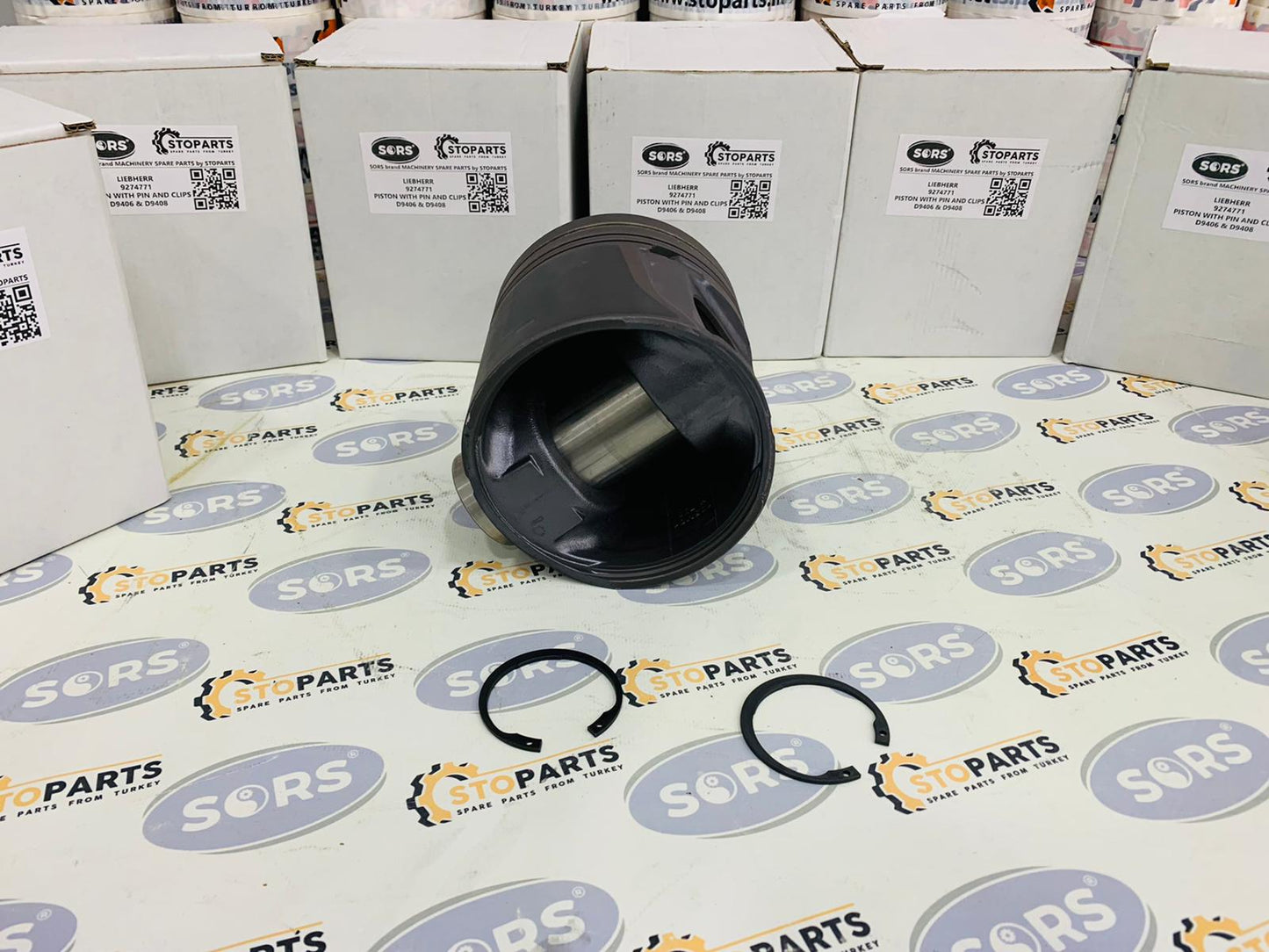 PISTON WITH PIN AND CLIPS 9274771 LIEBHERR