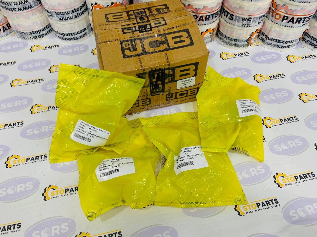 CONNECTING ROD BEARINGS KIT 320/03270, 320/09470 FOR JCB (GENUINE)