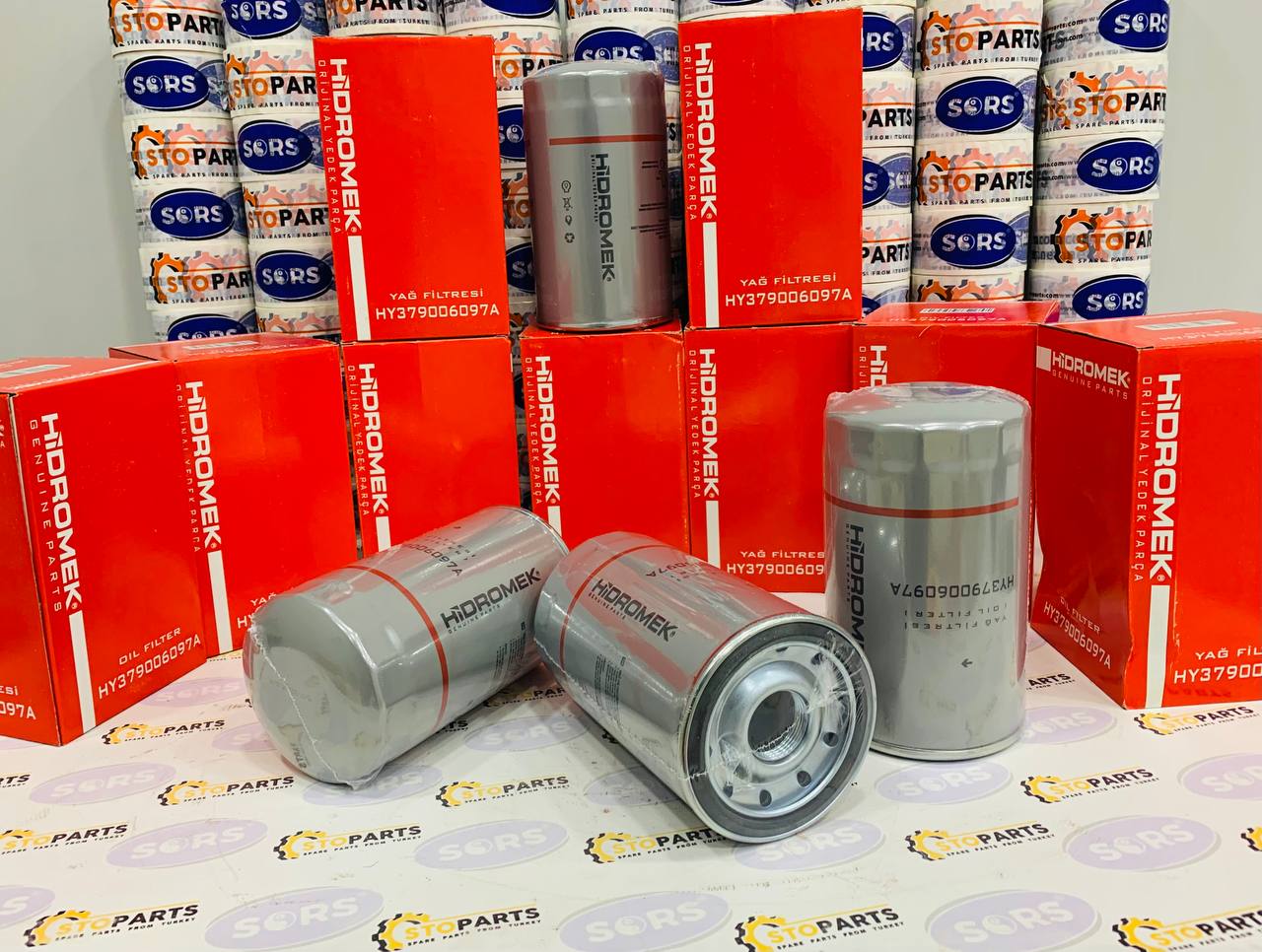 OIL FILTER HY379006097A, HY379006097 FOR HIDROMEK (GENUINE)