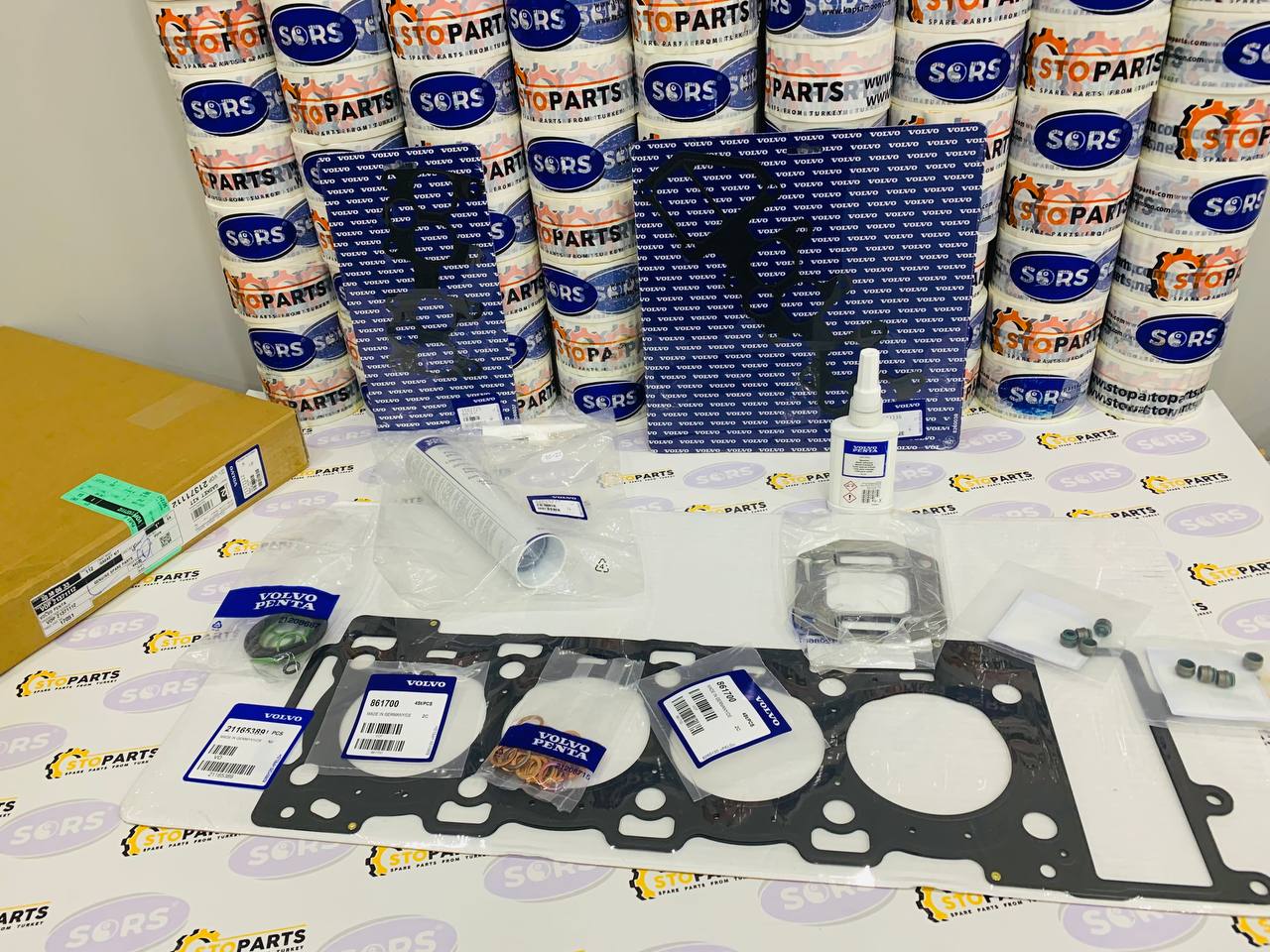 HEAD GASKET KIT VOP21371112, 21371112 FOR VOLVO PENTA (GENUINE)