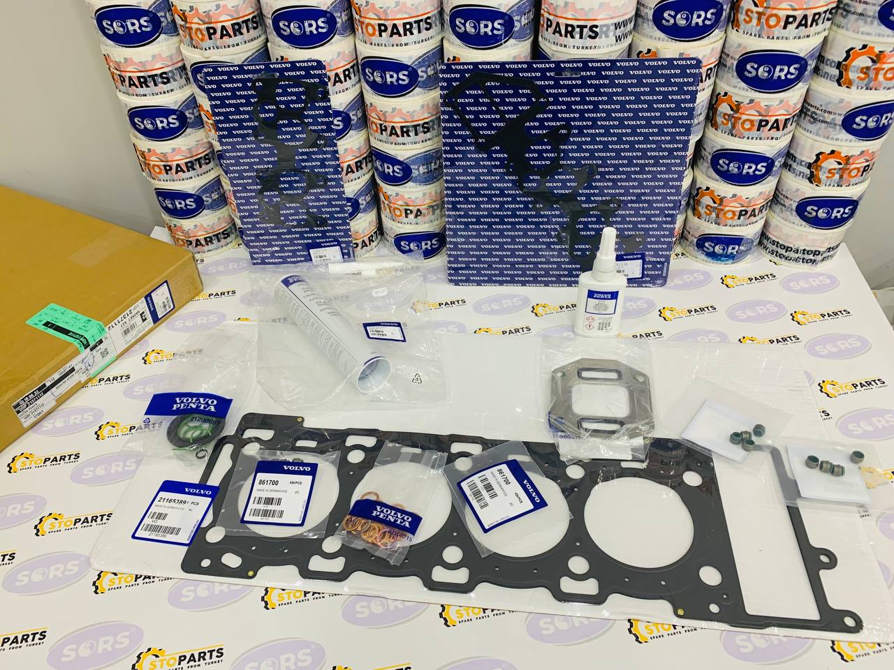 HEAD GASKET KIT VOP21371112, 21371112 FOR VOLVO PENTA (GENUINE)