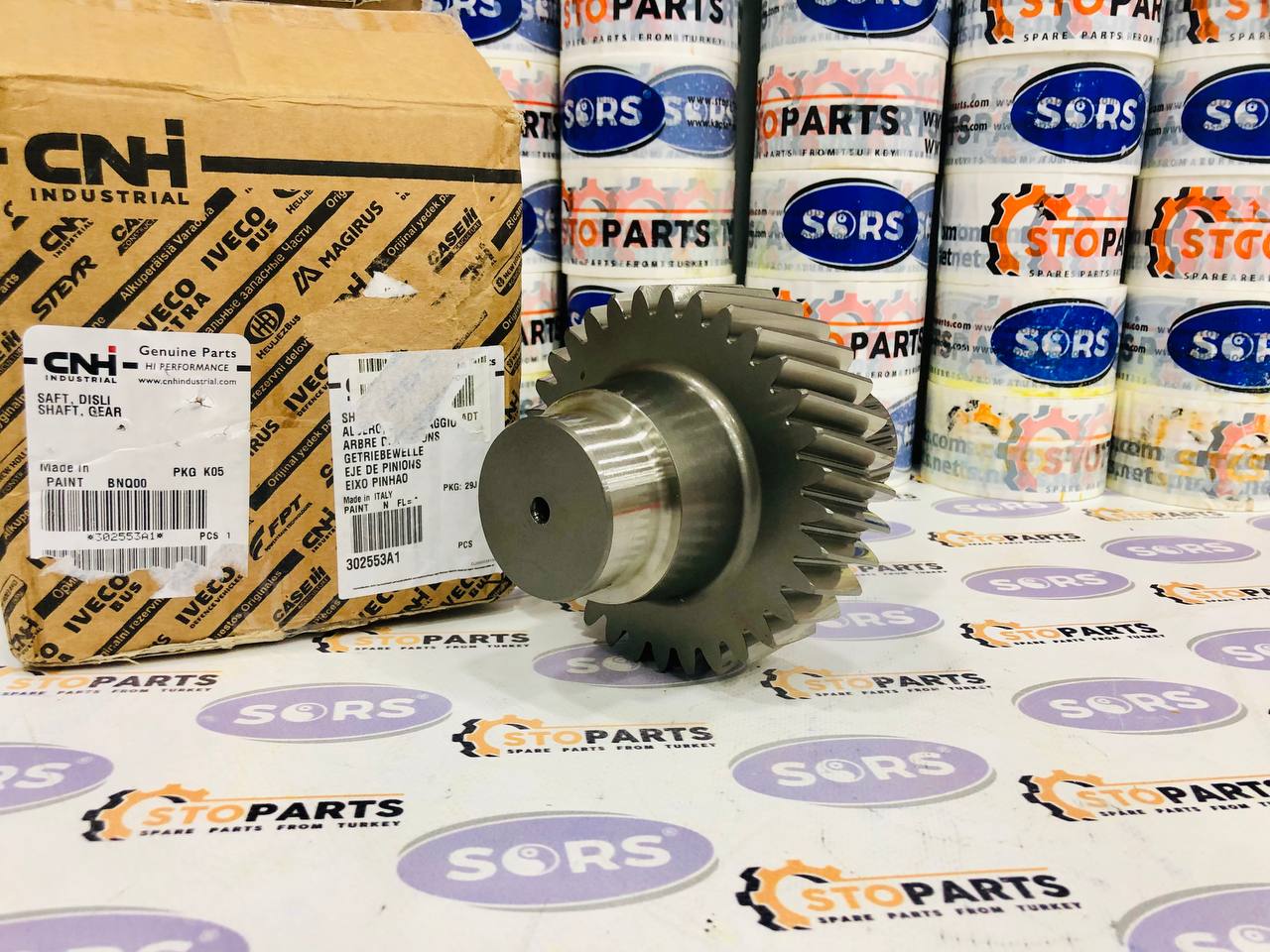 GEAR SHAFT 302553A1 FOR CASE & NEW HOLLAND (GENUINE)