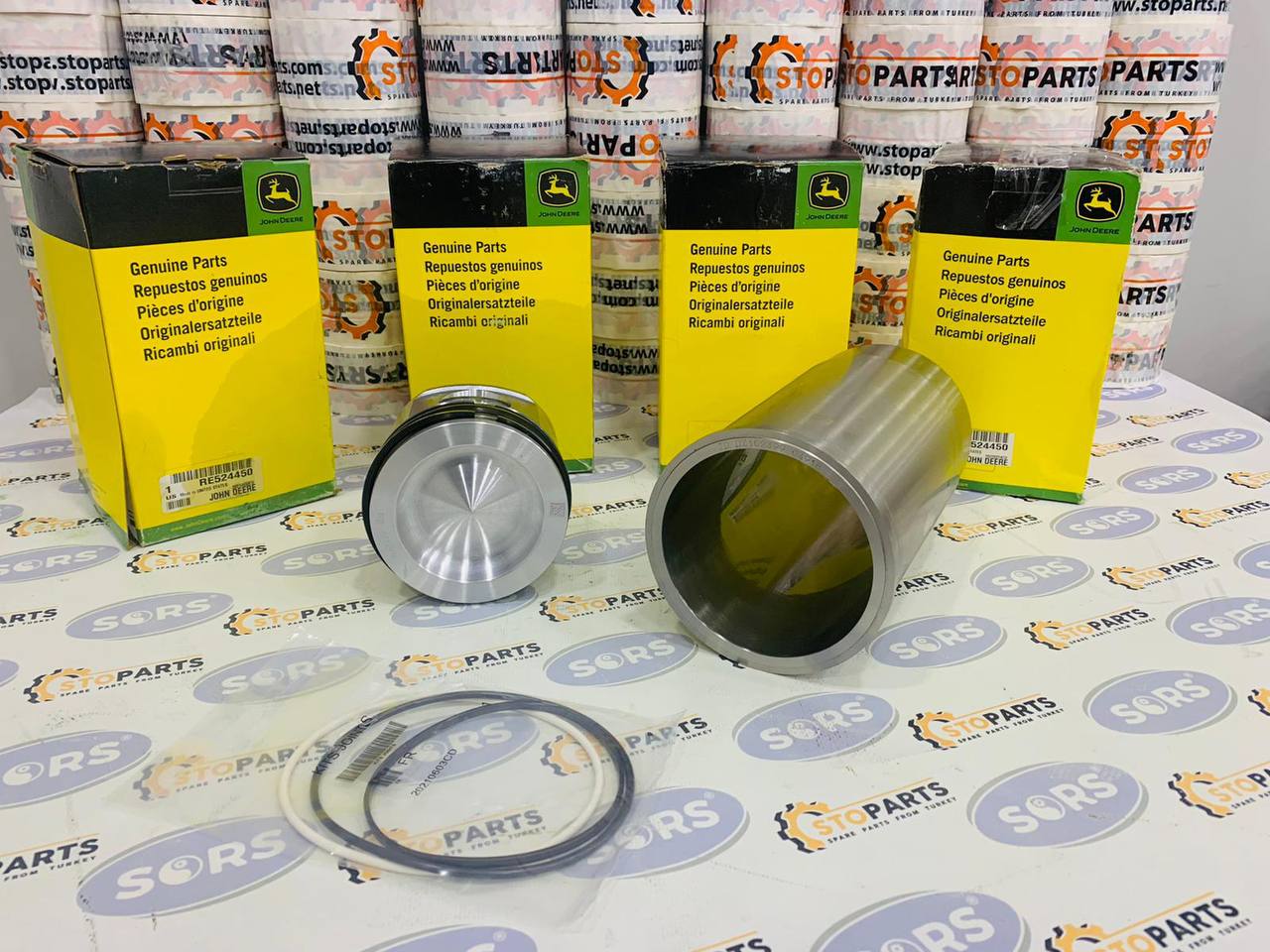 PISTON LINER KIT RE524450 FOR JOHN DEERE (GENUINE)