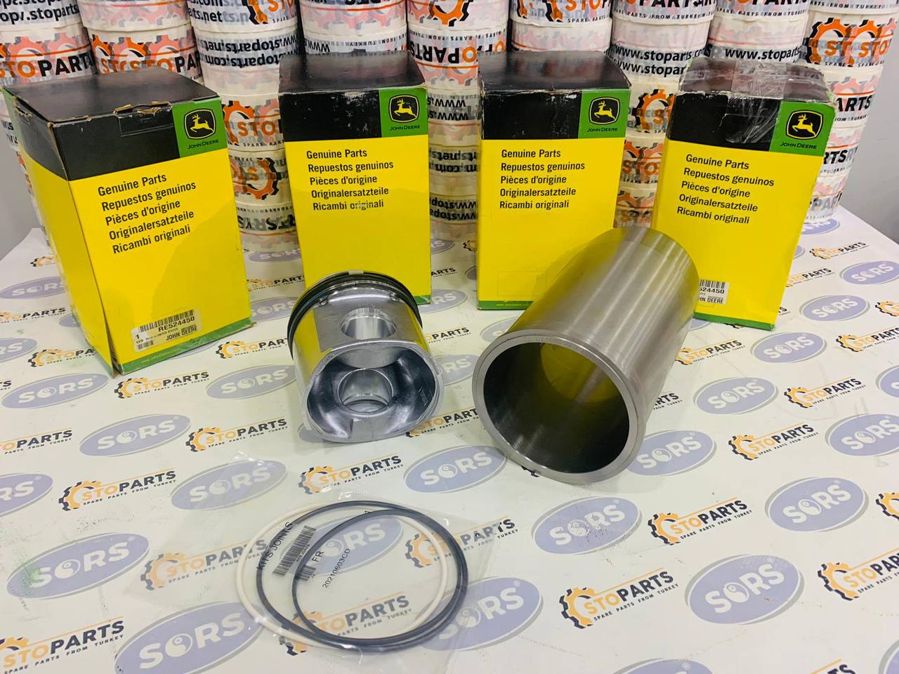 PISTON LINER KIT RE524450 FOR JOHN DEERE (GENUINE)