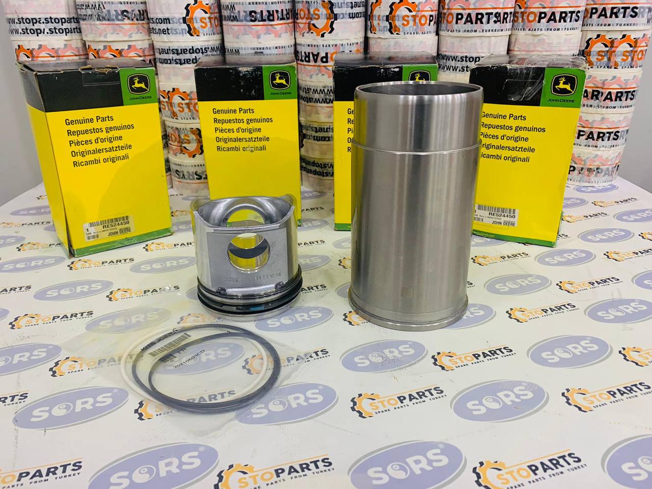 PISTON LINER KIT RE524450 FOR JOHN DEERE (GENUINE)