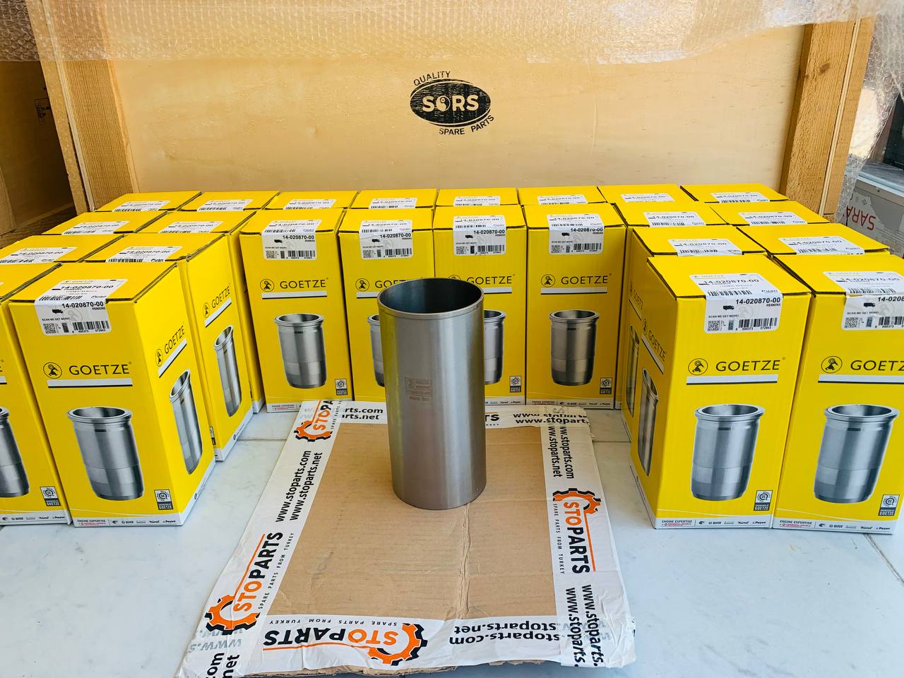 CYLINDER LINERS 14-020870-00 FOR PERKINS (BRAND GOETZE)