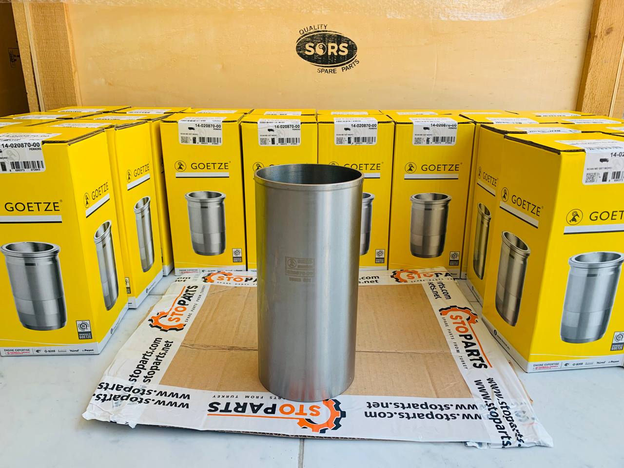 CYLINDER LINERS 14-020870-00 FOR PERKINS (BRAND GOETZE)