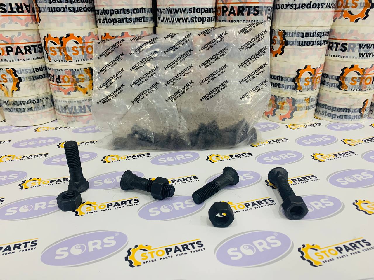 BOLT AND NUT N15610145 & N028660481 FOR HIDROMEK (GENUINE)