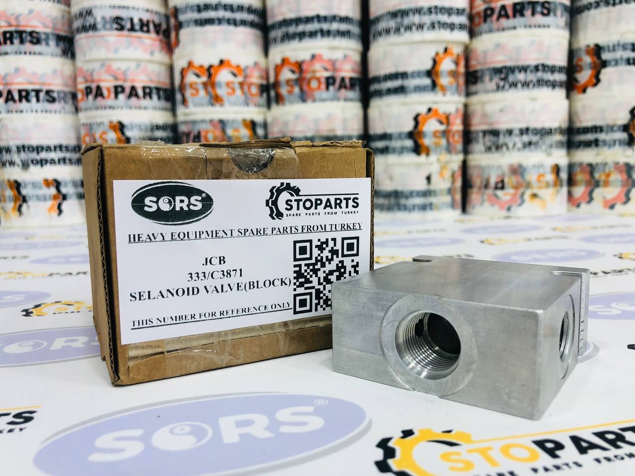 SOLENOID VALVE(ONLY BLOCK) 333/C3871 FOR JCB