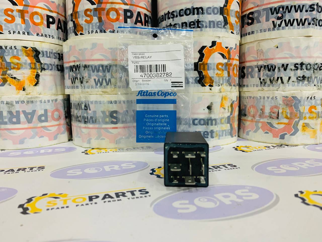 VBS RELAY 4700382782 FOR ATLAS COPCO (GENUINE)