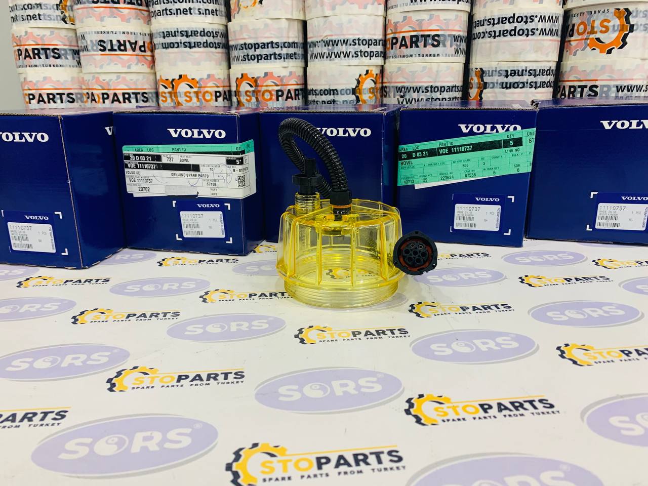 FUEL WATER SEPARATOR FILTER BOWL 11110737 FOR VOLVO