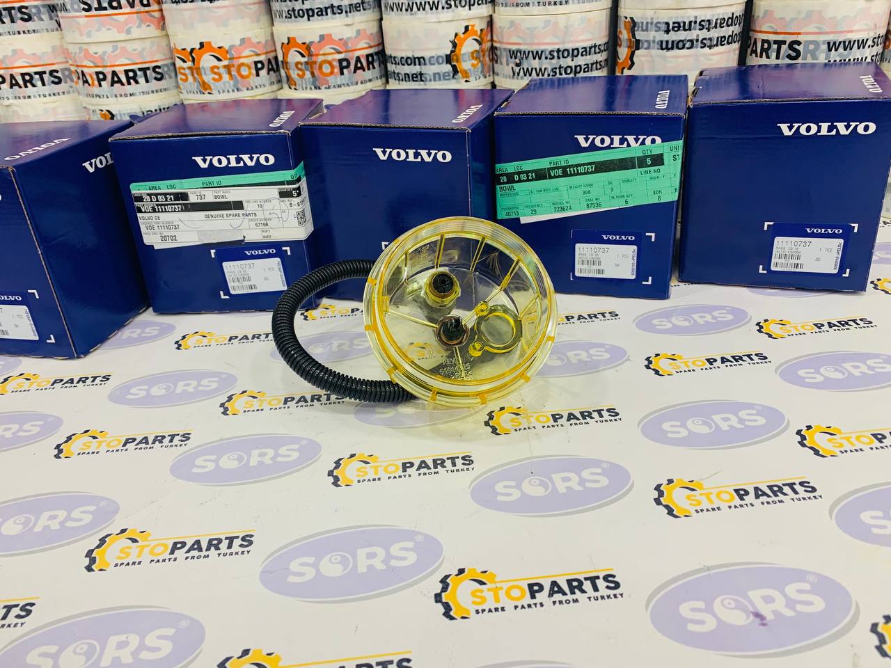 FUEL WATER SEPARATOR FILTER BOWL 11110737 FOR VOLVO
