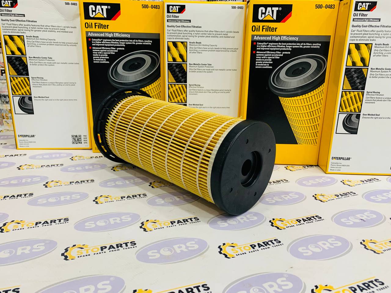 OIL FILTER 5000483 FOR CATERPILLAR (GENUINE)
