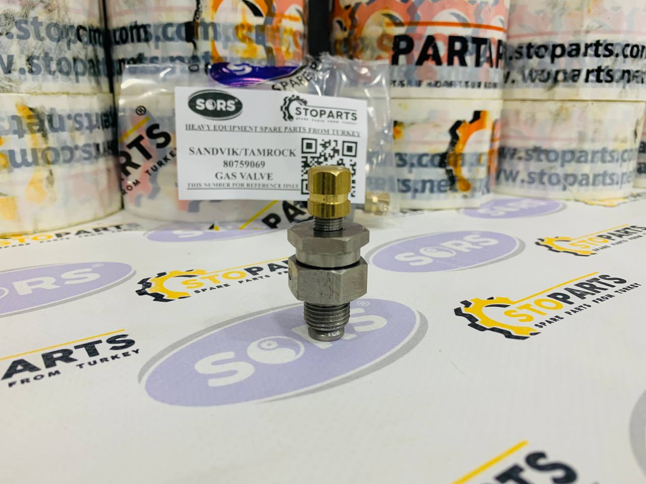 GAS VALVE 80759069 FOR SANDVIK AND TAMROCK