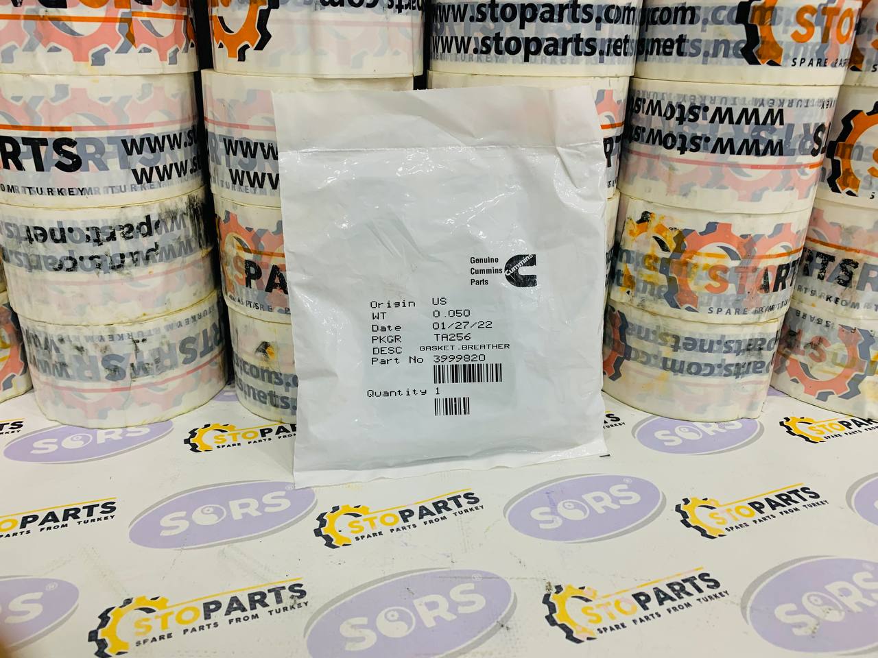 GASKET BREATHER 3999820 FOR CUMMINS (GENUINE)