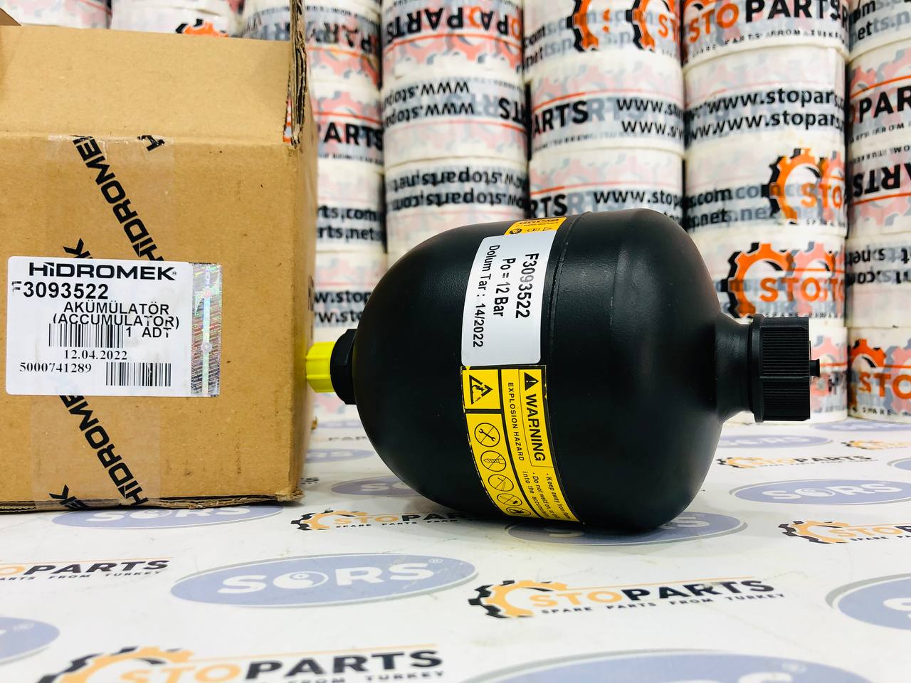 ACCUMULATOR F30/93522 FOR HIDROMEK