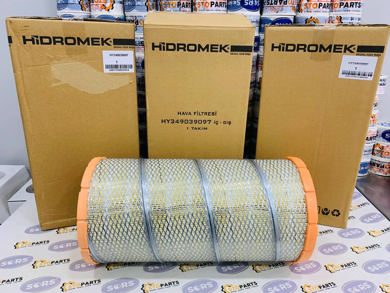 AIR FILTER INNER AND OUTER HY349039097 FOR HIDROMEK