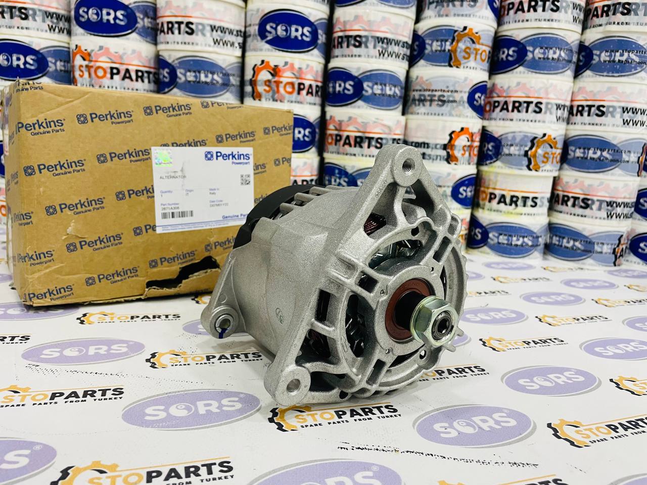 E-Auto Parts 85 Amp Alternator For Caterpillar W/Perkins Engines – 185046522, 2871A303, TPN758 – 12V, Direct Replacement