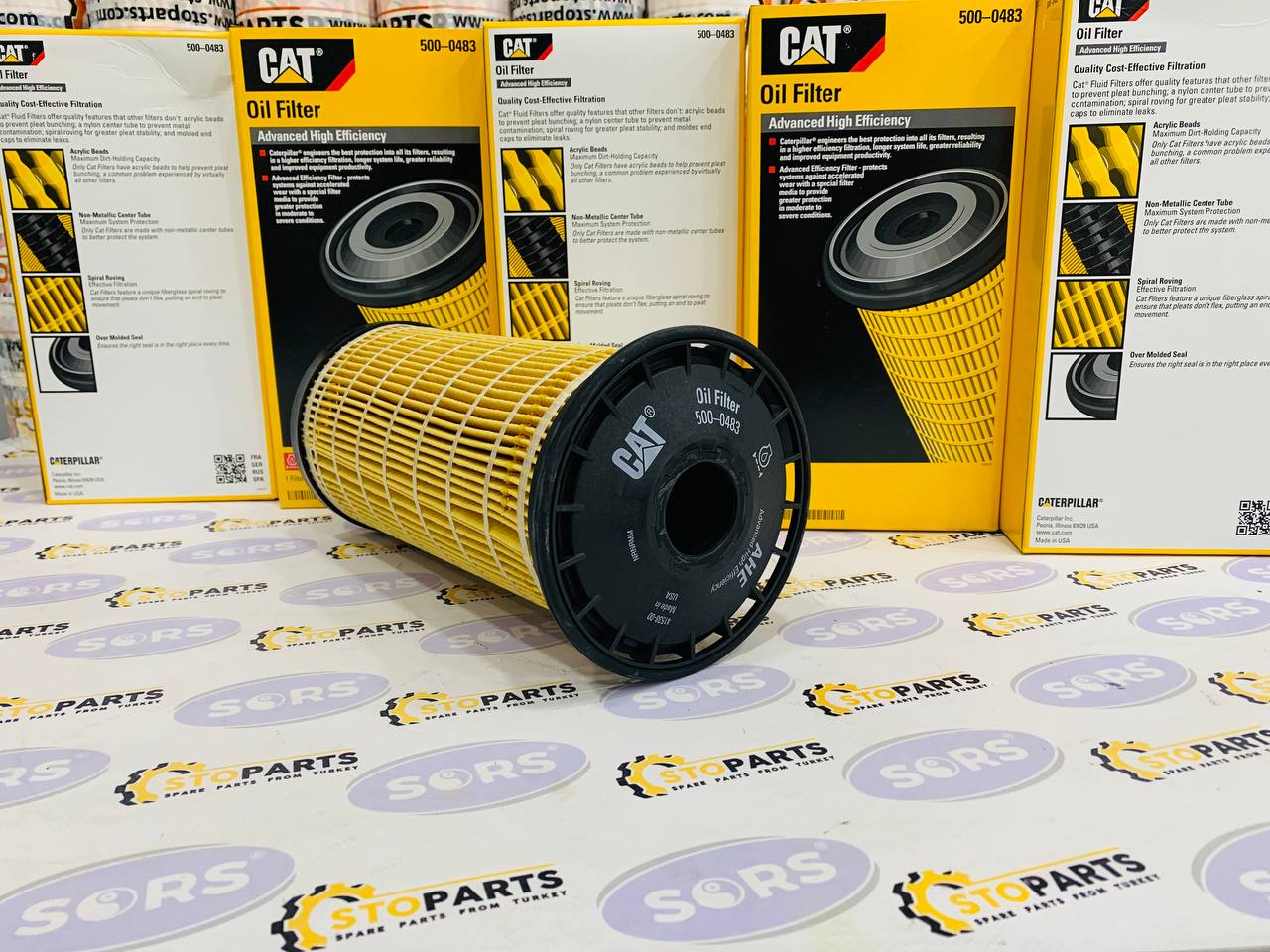 OIL FILTER 5000483 FOR CATERPILLAR (GENUINE) – STOPARTS LTD